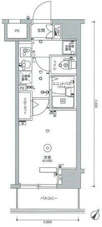 池袋駅 徒歩9分 3階の物件間取画像